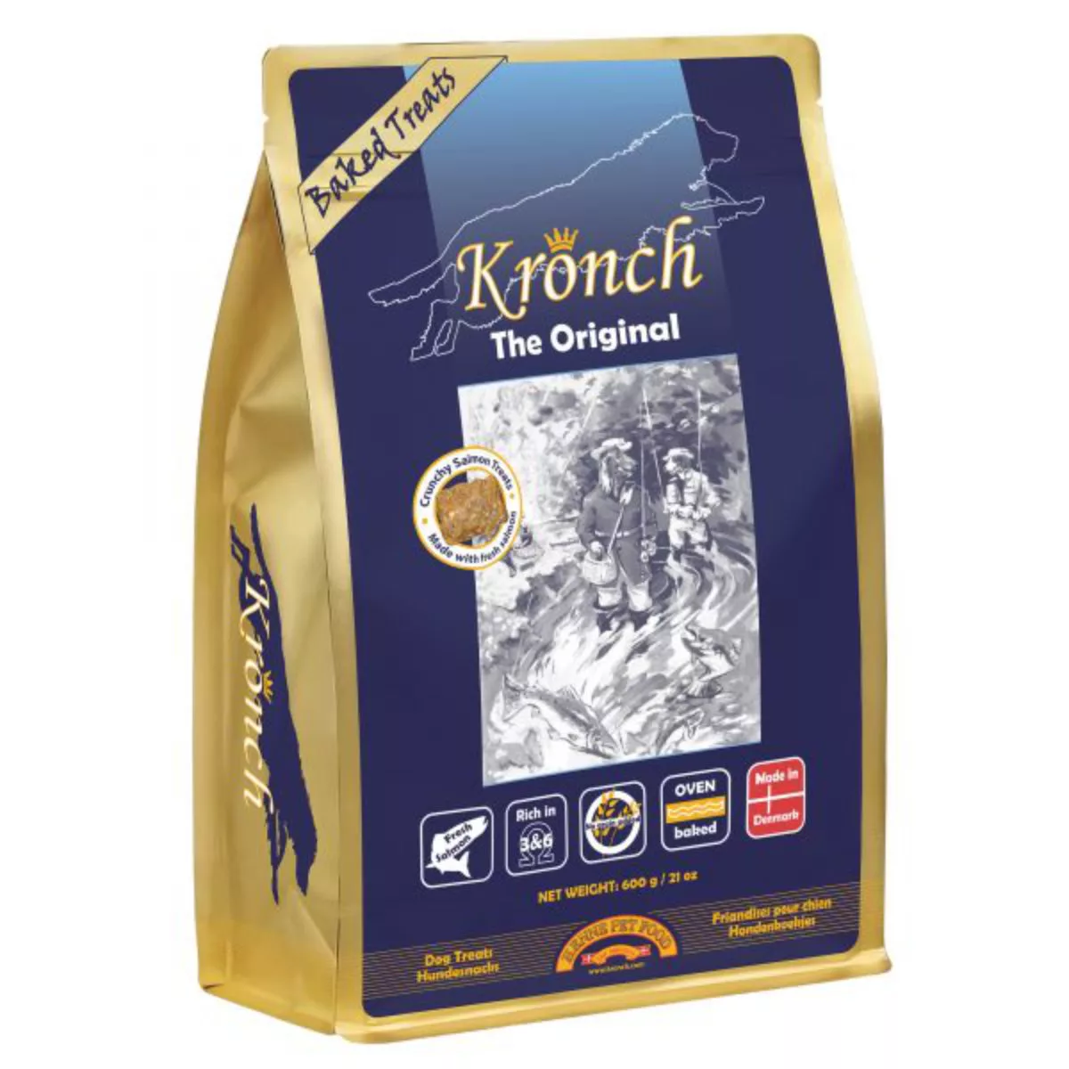 Lakse Kronch "Original" Zalmsnacks 100% zalm - Afbeelding 2