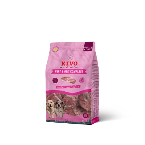Kivo porties Hert & Geit Compleet 40x25g productfoto